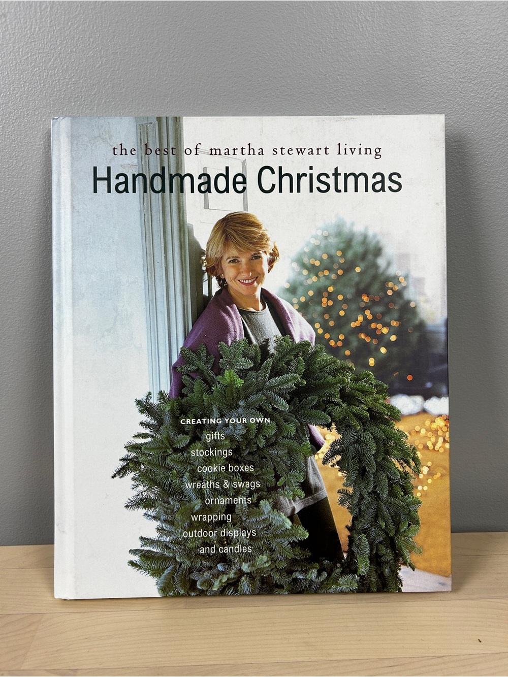 MARTHA STEWART HAndmade Christmas Hardcover Book 1995